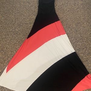 Summer strapless dress
